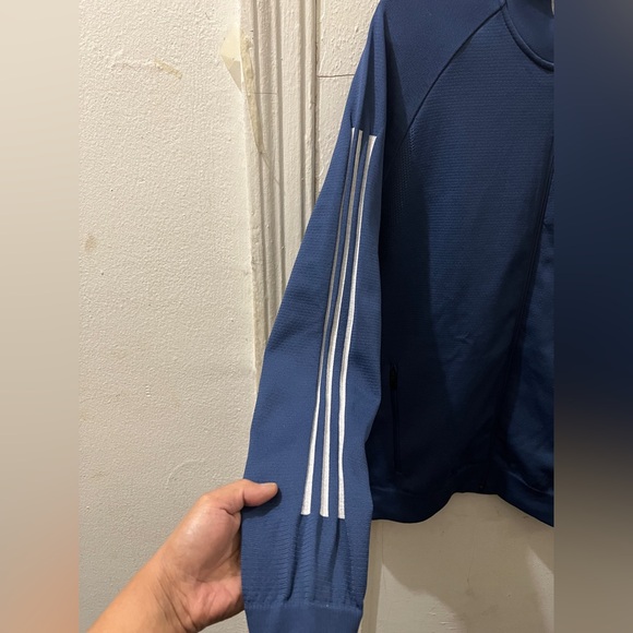 Adidas Men's Essentials Warm-Up 3-Stripes Track Jacket Size Medium - Picture 3 of 9
